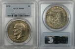 USA $1 Coin Eisenhower Ike Dollar PCGS MS64 (BR-39 S) -