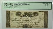 Banknoten 1 1832 $ Sept. 1 $10 Bank Baltimore MD Counterfeit PCGS 55 Haxby MD-15-C74 -