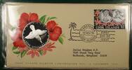 World Coins 1976 Cook Islands $5 Silver Coin and First Day Cover Official Government Issue -