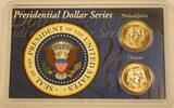 USA 1 Dollar & D James Madison Presidential Uncirculated Set $ Coins -