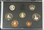 European Coins 1988 United Kingdom Proof Set, GEM UK Coins, 7 Coins Total, NO Box, W/ COA -