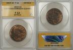 USA Cent Coronet Head One 1C ANACS F 12 Details Corroded Damaged Cleaned -