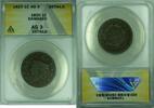 USA Large Cent Coronet Head ANACS AG-3 Details Damaged (41) -