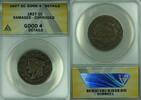 USA Large Cent Coronet Head ANACS GOOD-4 Details Damaged-Corroded (41) -