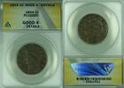 USA Large Cent Coronet Head ANACS GOOD-4 Details Plugged (41) -