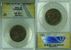 USA Large Cent Braided Hair ANACS VF-30 Details Corroded (43) -