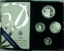 Bullion American Eagle Platinum Bullion Coins Proof Set 4 Coin Set DCAM 1.85ozt -