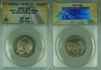 Weltmünzen 50 Cent Haiti Silver Coin ANACS VF-35 Dets-Struck On Defective Blank (WB3) -