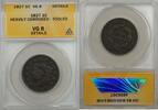 USA Large Cent 1c Coin ANACS VG 8 Details Heavily Corroded-Tooled -