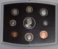 European Coins 2002 Royal Mint Blue Box United Kingdom Proof Coin Collection 9 Coin Set w COA -