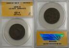 USA Large Cent Date 1c Coin ANACS G 4 Details Damaged -