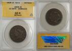 USA Large Cent Date 1c Coin ANACS GD 6 Details Damaged -