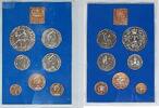 European Coins 1977 Great Britain Decimal Coins - 7 Coin Proof Set & Mint Token - NO Sleeve -