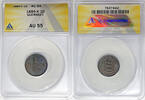 Weltmünzen 1889-H Guernsey 1 Double ANACS AU 55 W4 -