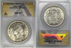 Weltmünzen Peso Dominican Republic Coin ANACS MS 63 W8 A -