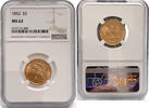 USA $5 Half Eagle 1852 Liberty  Gold Coin NGC MS-62 Nice Pre-Civil War G... 3001,82 EUR  + 21,47 EUR frais d'envoi