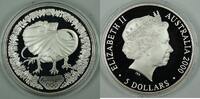 World Coins 2000 Australia $5 Frilled Lizard Proof .999 Silver 1oz Coin-Sydney Olympics -