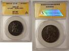 European Coins 1863 Great Britain One Penny Coin of Victoria ANACS EF-40 Details Scratched -