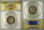 European Coins 1855 Great Britain 1S Shilling Silver Coin ANACS AU-58 Details Cleaned Residue -