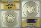 European Coins 1868 Die 9 Great Britain 1S Shilling Silver Coin ANACS AU-50 Details Whizzed -