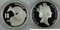 World Coins 1995 Australia $10 Numbat Proof .925 Silver Commemorative Coin w/Box & COA -