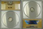 European Coins 1834 Great Britain 1.50P 1 1/2 Pence Silver Coin ANACS AU-55 -
