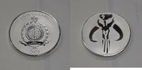 World Coins 2020 Niue Two Dollars 1 Oz .999 Silver Coin-Star Wars Mandalorian Mythosaur -