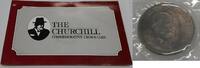 European Coins 1965 Great Britain Churchill Centenary Crown BU in Info Folder -