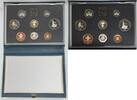 European Coins 1990 United Kingdom Proof Set, GEM UK Coins, 8 Coins Total, With Box and COA -