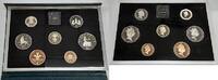 European Coins 1985 United Kingdom Proof Set - 7 GEM UK Coins With Case & COA -