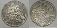 European Coins 1883 Switzerland Lugano Shooting Festival 5 Francs Silver Coin (JA) -