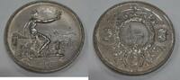 European Coins 1895 Zurich in Winterthur Switzerland 45mm Silver Swiss Shooting Medal R1756b -