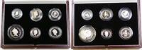 European Coins United Kingdom SILVER Proof Piedfort Collection, 6 Gem UK Coins, W/ Cases & COA -