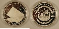 World Coins 2006 Liberian 20 Dollar Silver Coin, The Ratification of the U.S. Constitution -