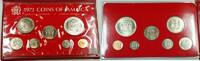 World Coins 1973 Jamaica Uncirculated Specimen Set w/ Sterling Silver .925 5$ Coin -