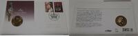 World Coins 2003 Australia Queens Coronation Commemorative 50C UNC Coin w/Stamps in FDC -