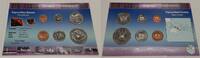 World Coins 2004-06 Papua New Guinea 6 Coin BU Set in Littleton Coin Info Card -
