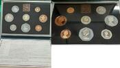 European Coins 1983 United Kingdom Proof Set, GEM UK Coins, 8 Coins Total, With Case and COA -