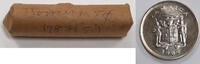 World Coins 1982 Jamaica 5 Cents Crocodile KM#46 - BU Roll of 50 Coins in Wrapper -