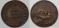European Coins 1856 Basel Switzerland Swiss Bronze Dragon Medal JA -