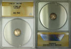 European Coins 1788 Great Britain Silver Penny 1P Coin ANACS AU-50 -
