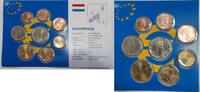 European Coins Luxembourg Euro Uncirculated 8 Coin Set Mixed Dates 1999-2002 -