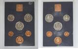 European Coins 1976 Great Britain Decimal Coins 6 Coin Proof Set & Mint Token NO Outer Sleeve -