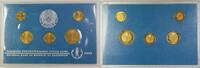 World Coins 1993 Kazakstan National Bank 5 Coin UNC Set in Original Government Packaging -
