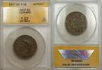 USA Large Cent 1C Coin ANACS F 12 Details Cleaned -