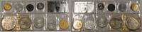 European Coins 1966 Austrian Mint Set 9 Coins 5 Coins are Silver Osterreichische Munzen Wien -