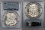 US Coins  1889 Morgan Silver Dollar $1 PCGS MS-63 (Better Coin) (4D)  147,30 EUR  + 22,33 EUR frais d'envoi