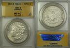 US Coins  1886 Morgan Silver Dollar $1 Coin ANACS MS-60 Details Cleaned  117,59 EUR  + 22,33 EUR frais d'envoi