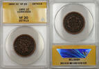 US Coins  1850 Braided Hair Large Cent 1C Coin ANACS VF 20 Details Corro... 39,25 EUR  + 22,33 EUR frais d'envoi