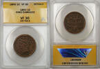 US Coins  1850 Braided Hair Large Cent 1C Coin ANACS VF 30 Details Rims ... 39,25 EUR  + 22,33 EUR frais d'envoi